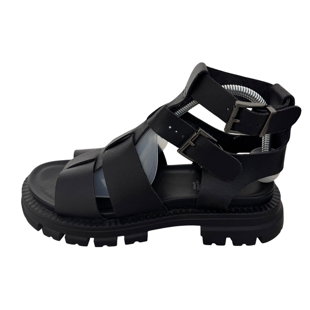 Schuh Gladiator Sandals Black Womens 9.5 UK 7